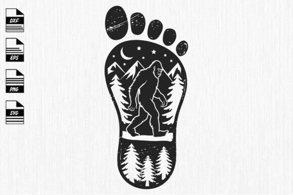 Bigfoot SVG Design for Crafts and Graphics