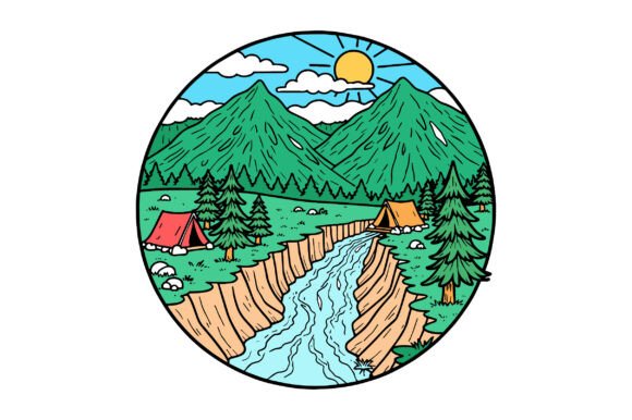 Camping Outdoors SVG Sublimation Graphics