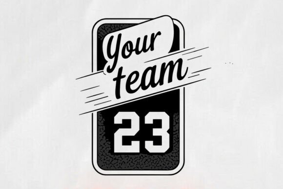 Custom Basketball Logo SVG - Graphics and Crafts
