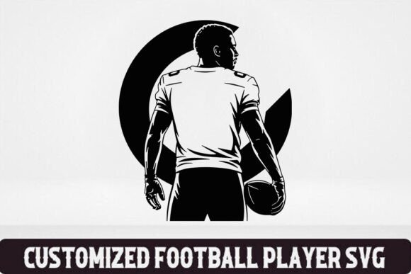 Custom Football Player Svg: Graphics and Crafts in Action