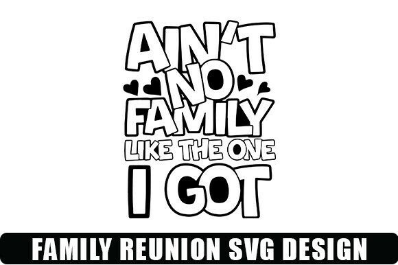 Family Reunion SVG Design for Crafts and Graphics
