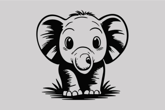 Floral Elephant SVG for Crafts and Graphics