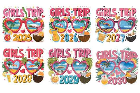 Girls Trip 2025 Svg Bundle