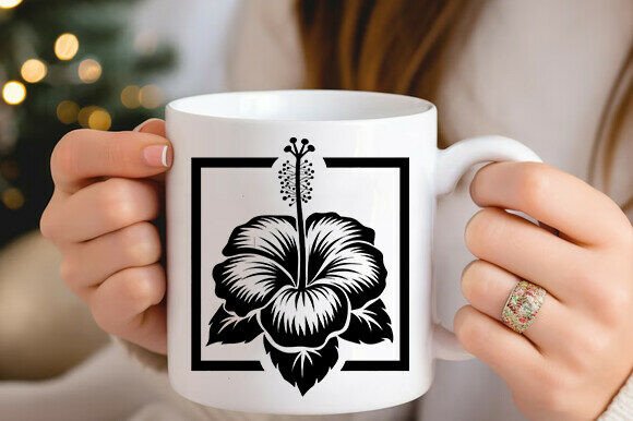 Hibiscus Flower Bundle Graphics for Crafts
