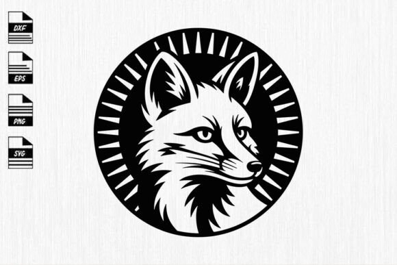 Mystical Fox Silhouette SVG Bundle for Graphics and Crafts