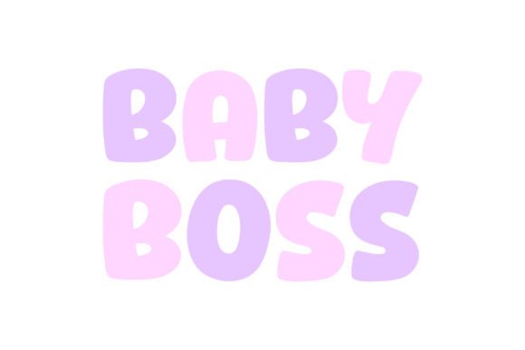 Retro Baby Boss SVG Graphics