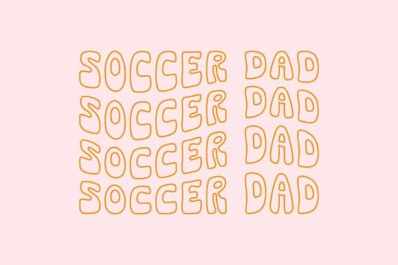 Retro Soccer Dad SVG T-shirt Png Design